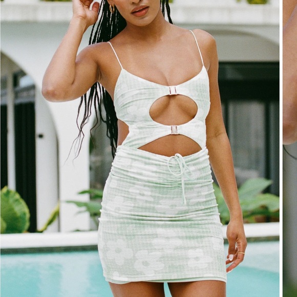 SABOSKIRT Prae Cutout Dress - Happy Daisy - Picture 5 of 7